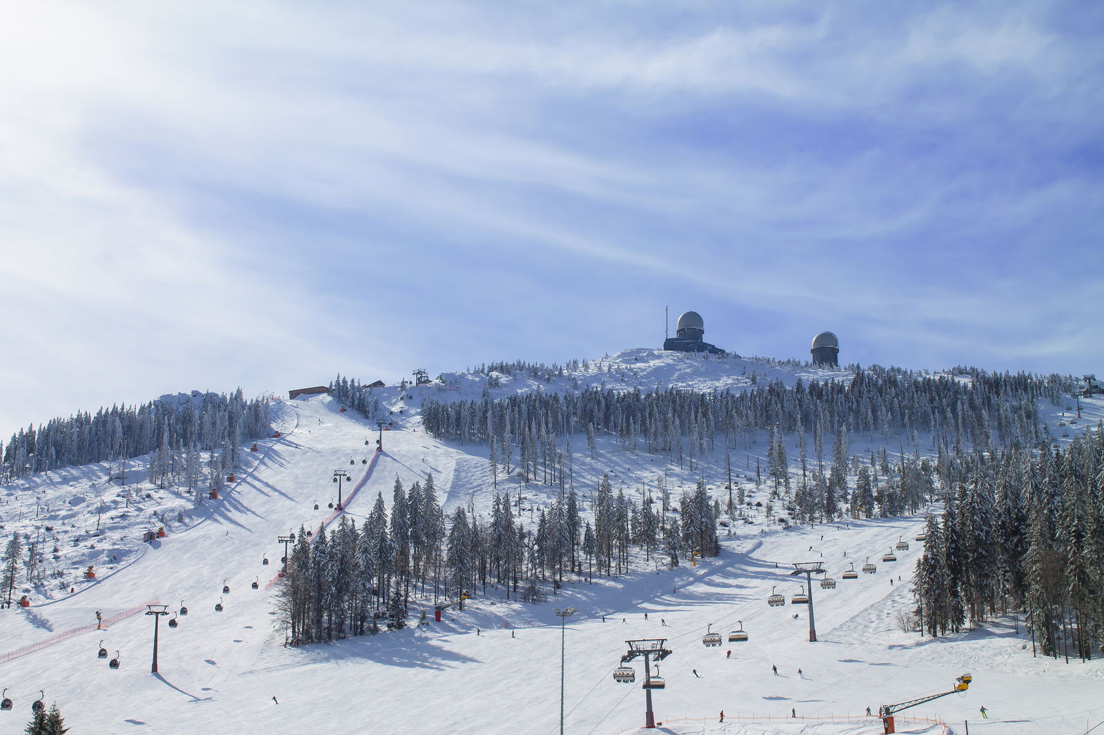 Snow covered mountain germany