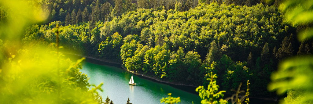 boot see natürliche umwelt gummersbach deutschland