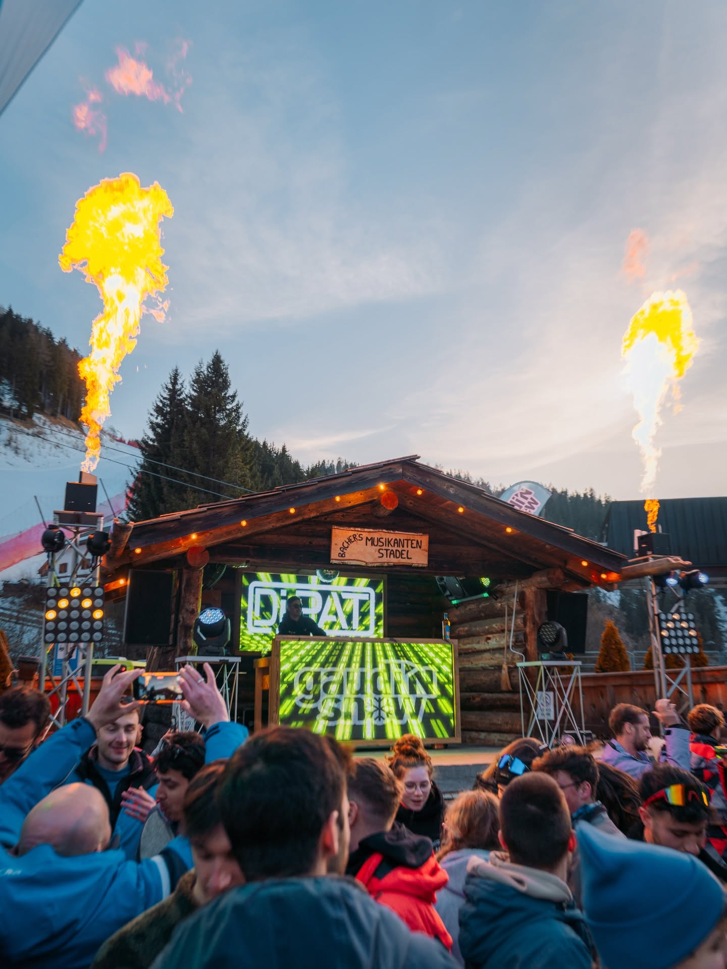Apres ski bar in Italie