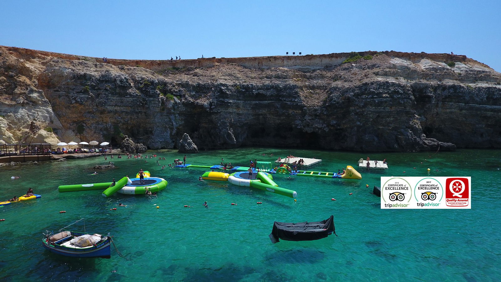 Overview of a themepark in Malta