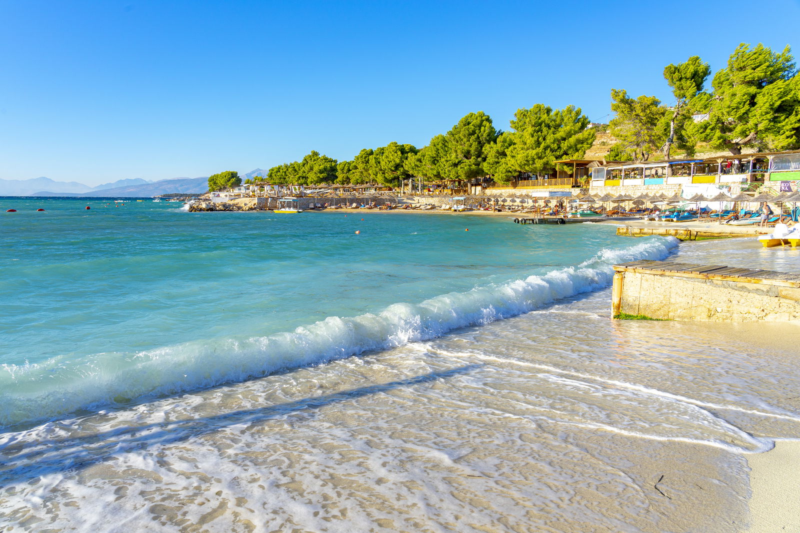 Schöner Strand in Griechenland