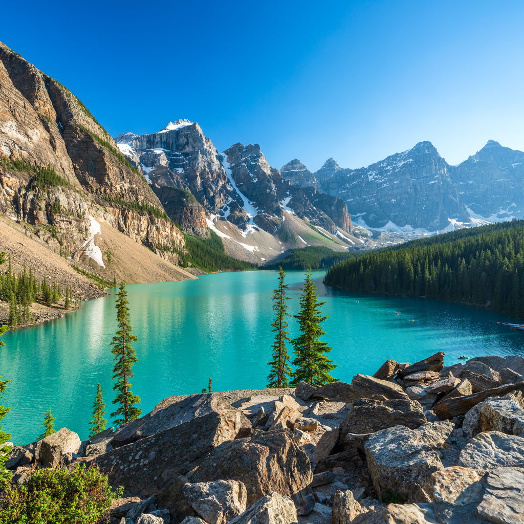 Banff national park in Canada