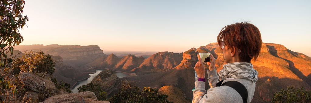 Blyde River Canyon beroemde reisbestemming Zuid-Afrika