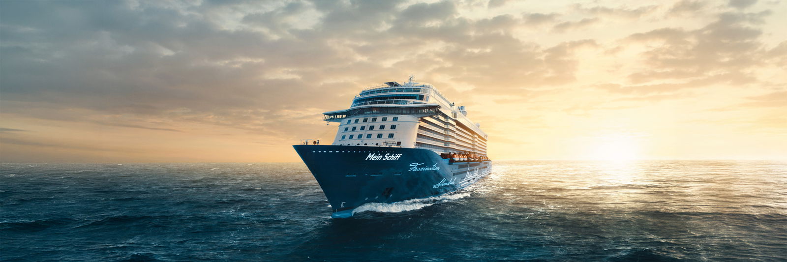 Kreuzfahrtschiff auf See