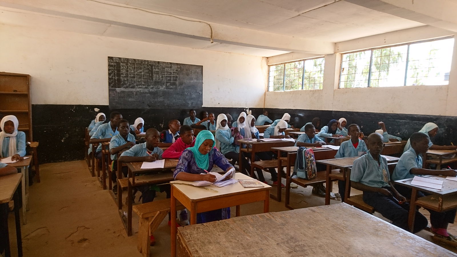 Klassenzimmer in Gambia