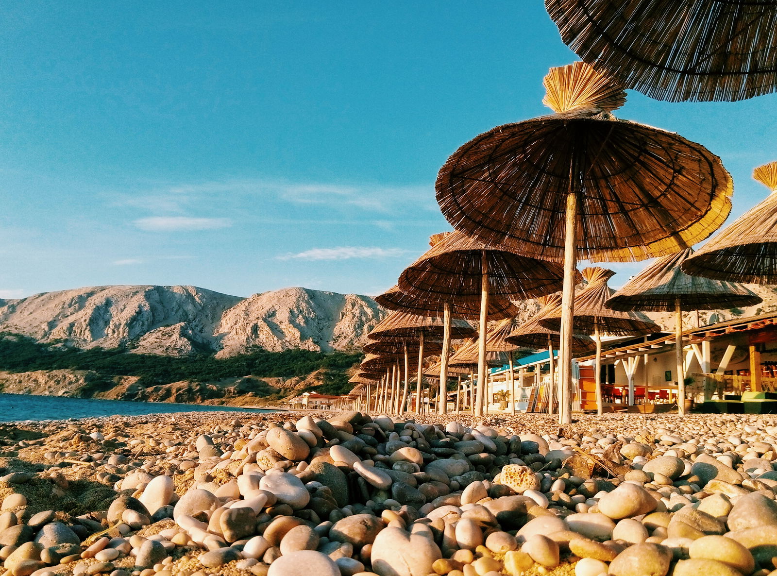 Rocks on a beach in Croatia