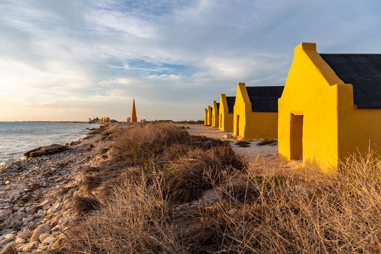Block historic huts bonaire
