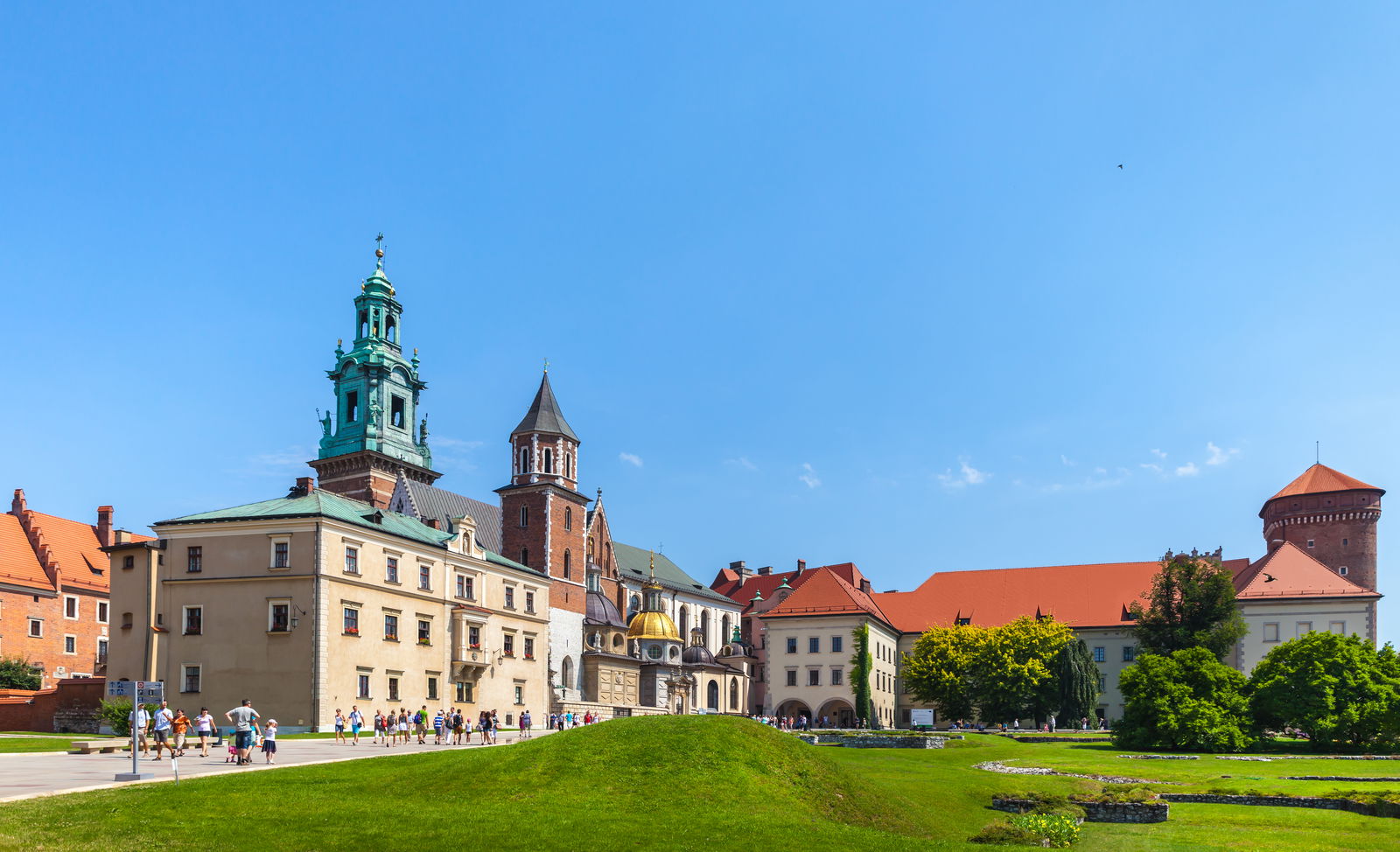 Krakow Poland with architecture 