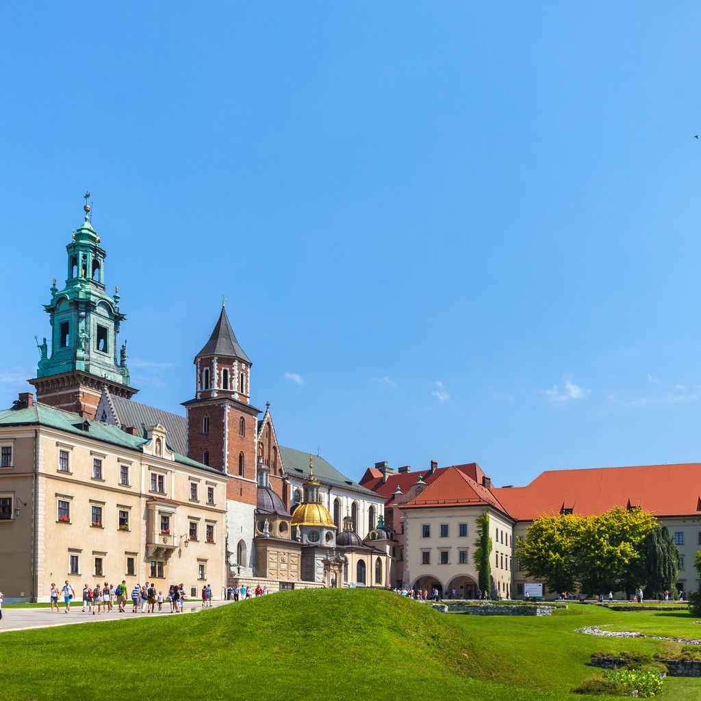 Krakow Poland with architecture