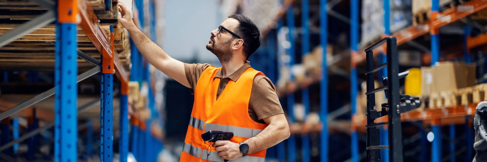 Warehouse workers in a warehouse