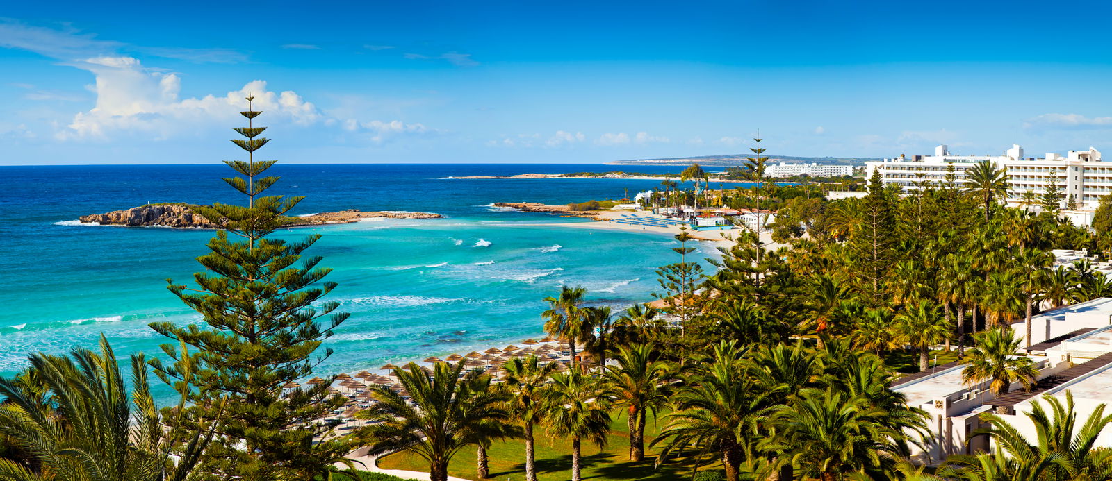 Panorama Cyprus seascape