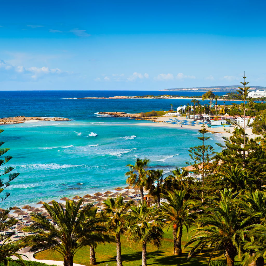 Panorama Cyprus seascape