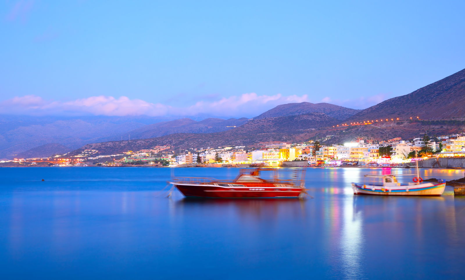 Uitzicht in de avond op Chersonnisos