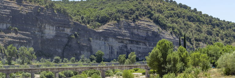Bekende rivier in de Ardeche