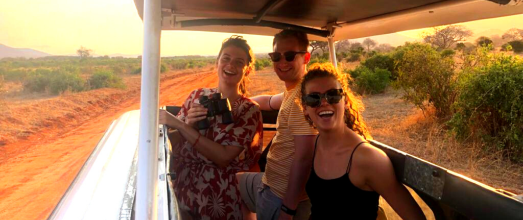 Safari vrijwilligers in Kenia