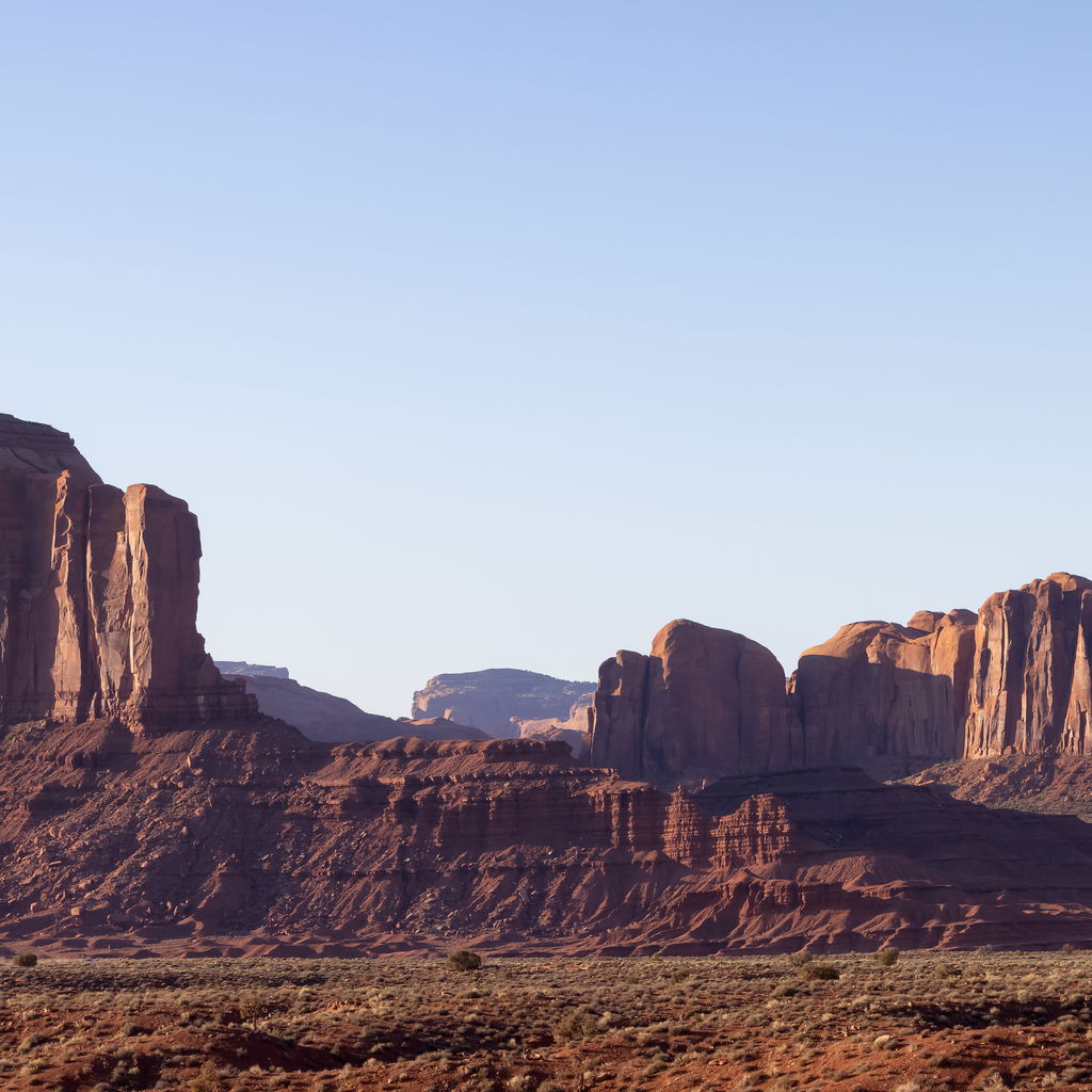 Desert rocky mountain
